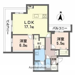 SHAMAISON 青山通り【2階】の間取り