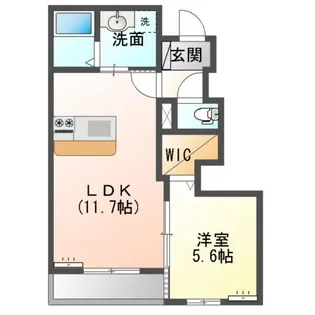 アローラ石垣【1階】の間取り