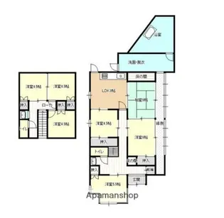 大分県別府市鉄輪東【一戸建】の間取り