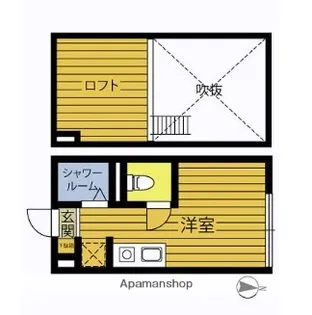 ディーシーキャビン【101号室】の間取り