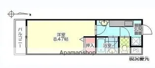 サンヒーローマンション亀川Ⅰ【306号室】の間取り