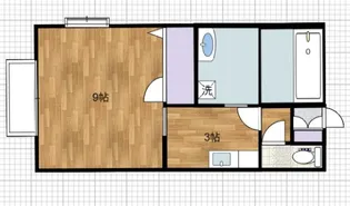 サニーヒルコーポA【2階】の間取り