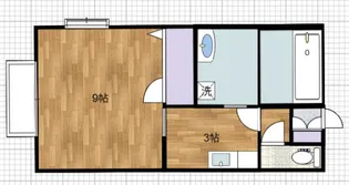 サニーヒルコーポA【1階】の間取り