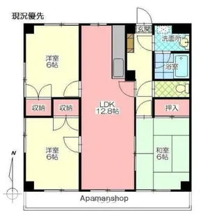 エスケイビル船小路【7階】の間取り