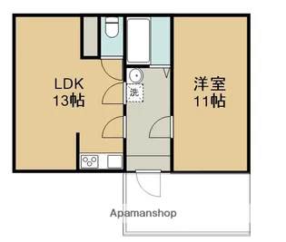 アパートM【2階号室】の間取り