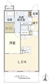 LA MINA【602号室】の間取り