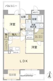 LA MINA【6階】の間取り
