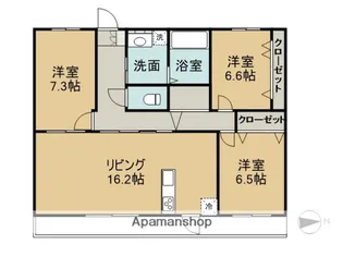 SEAGARDEN船小路【10階】の間取り