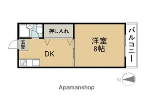 BLISS石垣【403号室】の間取り