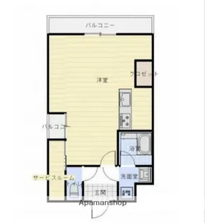 ALKOOMI【301号室】の間取り