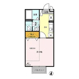 ヴィブレアトリオ【2階】の間取り