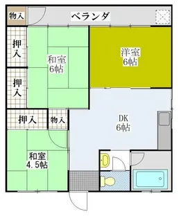 矢野第二ビル【3階】の間取り