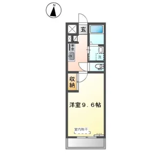 DEEDEE山の手【2階】の間取り