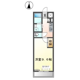 DEEDEE山の手【2階】の間取り