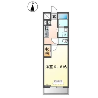 DEEDEE山の手【2階】の間取り