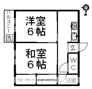 久保田ハイツ【302号室】の間取り