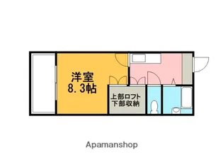 メゾンT&S【S-202号室】の間取り