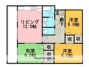 WINDOM実相寺【A202号室】の間取り
