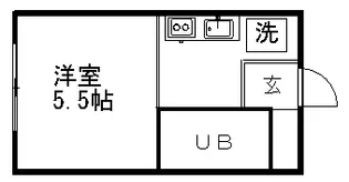 アーバン桜ヶ丘【2階】の間取り