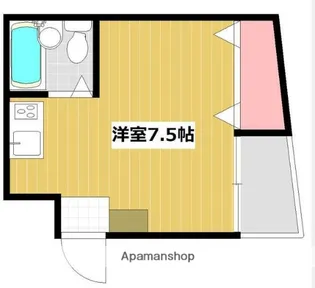 浜町コーポ【2階】の間取り