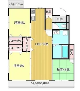 リファレンス城崎【12階】の間取り