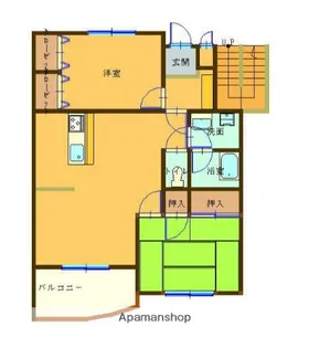 ディアコート3番館【3階】の間取り