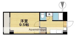 天然館ビルⅠ【303号室】の間取り