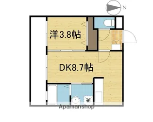 リファレンス中央町【4階】の間取り