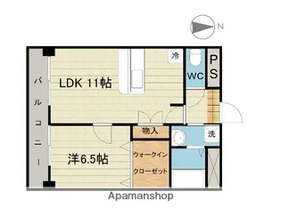 アージョスパジオ五番館【603号室】の間取り