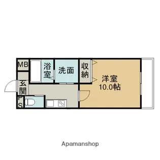 トレステーラ賀来【2階】の間取り