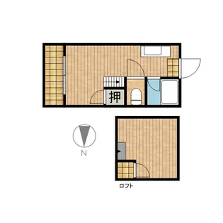 ヴァンベール南大分【205号室】の間取り