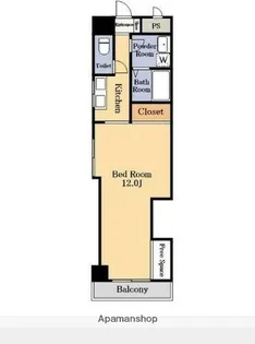 セゾン舞鶴【1002号室】の間取り