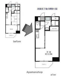 セゾン舞鶴【9階】の間取り