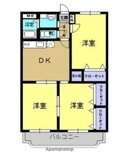 ユーミー横田【1階】の間取り