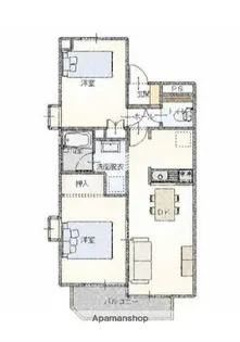 サウスセントヒルズ【6階】の間取り