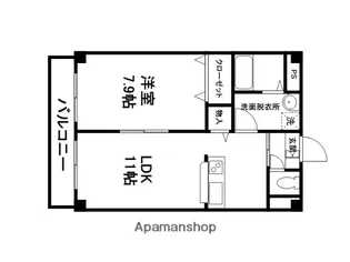 大分県大分市大字羽田【マンション】の間取り
