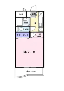 ヴェルジュ・萩原【1階】の間取り