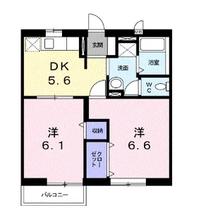 サンストウ【2階】の間取り