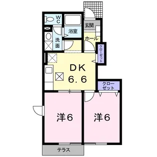 SKYパレット A【1階】の間取り