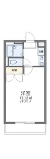 レオパレス三秀A【2階】の間取り