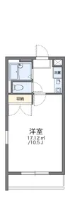 レオパレス三秀A【207号室】の間取り