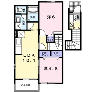 サンリット G【2階】の間取り