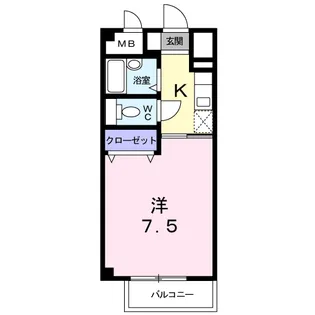アクシスⅡ【2階】の間取り