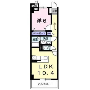 ヴィラ・ネオユニゾン【4階】の間取り