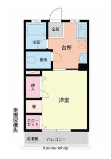 古ケ鶴コーポ【3階】の間取り