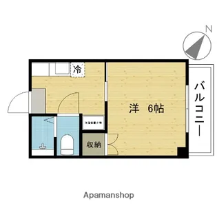 PBOXビルディング【302号室】の間取り