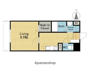 スカイメゾンⅣ【602号室】の間取り