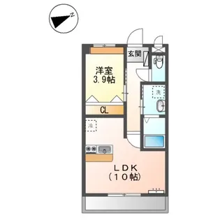 ラヴィータ【00202号室】の間取り