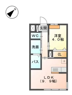 グレーシア【00101号室】の間取り