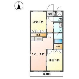 ルーラルⅠ【00105号室】の間取り